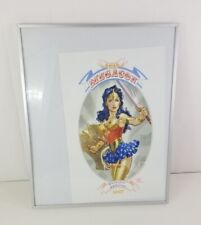 Signed Michael Dooney Wonder Woman Print 2012 Megacon 9 Of 50 Double Signed LE picture
