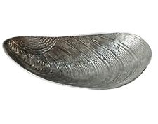 Vintage Aluminum Mussel Shaped Footed Bowl by Arthur Court Designs picture