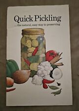 Vintage 1972s Heinz Quick Pickling Recipe Booklet Excellent Condition  picture