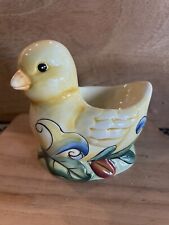 Fitz and Floyd Ricamo Chicken Chick Egg Holder  Cup Spring Easter picture