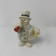 Lenox -2000- 12 Month Of Snowmen Collection JANUARY NEW YEAR Snowman Figurine picture