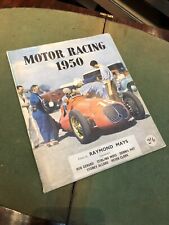 Original 1950 Motor Racing picture