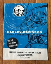 Vintage 1963 Harley-Davidson Acc: Catalog- Mann’s Kingsport Tn. - VG picture
