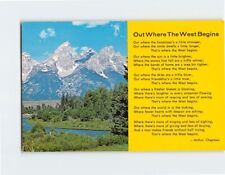 Postcard Out Where The West Begins USA North America picture