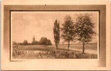 Postcard 1911 Rural Scene Postmarked Topeka Kansas D91 picture