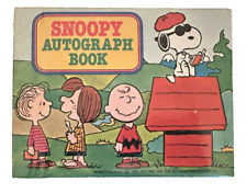 Vintage Snoopy Peanuts Autograph Album Book Unused 1971 picture