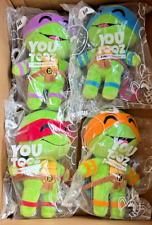 YOUTOOZ Limited • TMNT • Set of (4) NINJA Turtle  CHIBI  9 in Plush • Ships Free picture