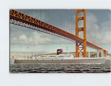 Postcard The S. S. President Hoover leaves Golden Gate San Francsico CA USA picture