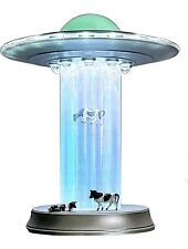 UFO Model Cow Abduction Alien Decoration Area 51 UFO Lamp Spacecraft Space Lover picture