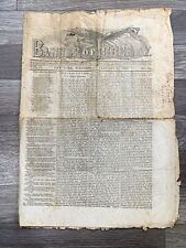 Vintage 1868 “Banner Of Liberty” Newspaper New York City January 22 picture