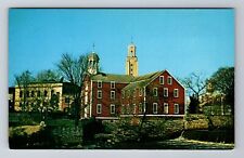 Pawtucket RI-Rhode Island, Slater Mill, Oldest Cotton Mill US, Vintage Postcard picture