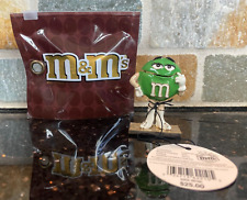 Green  Girl Miniature M&M Figure Metal PHB  Brass  Hinged Trinket Box picture