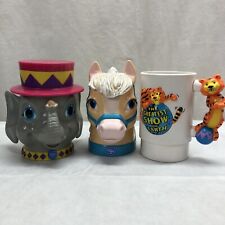 LOT OF 3 RINGLING BROS BARNUM & BAILEY CUPS picture