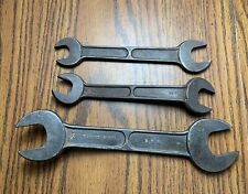 3 Vintage Hy-Bar Offset Open End Wrenches 5/8”-3/4” 16mm-19mm; 15/16”-1” 23-25mm picture
