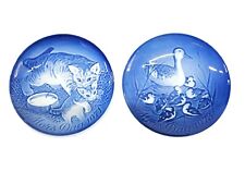 2 Mors Dag Blue White  Collector Plates 6