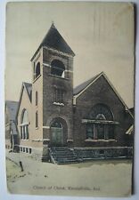 Kendallville IN Church of Christ Building Old 1912 Indiana Postcard picture