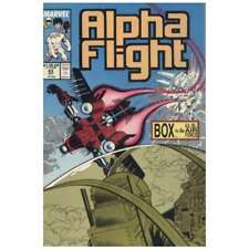 Alpha Flight #63  - 1983 series Marvel comics NM minus [n@ picture