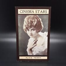1924 Big Gun Tobacco Cinema Stars #1 Actress Alice Terry Cigarette Card England picture