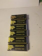 Lot of 6 vintage Sylvania Electronic Tubs, in original boxes, new(other) pre-own picture