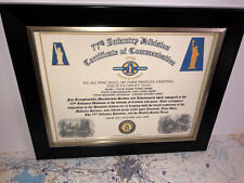 77TH INFANTRY DIVISION / COMMEMORATIVE - CERTIFICATE OF COMMENDATION picture