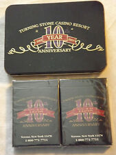 VINTAGE 1993-2003 TURNING STONE CASINO RESORT 10 YEAR ANNIVERSARY PLAYING CARDS  picture