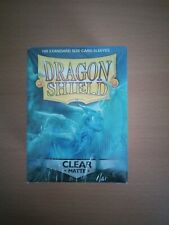 Clear card sleeves By Dragon Shield 100 Standard Size Brand New Sealed  picture