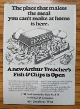 Arthur Treacher's Fish and Chips South Bend Indiana 1977 Vintage Print Ad picture