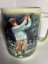 Figi Graphics Otagiri Japan Golf Lover's Mug Vintage 8 oz Golf and misses quote picture