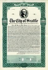City of Seattle - $1,000 - General Bonds picture