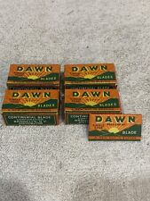 Rare Vintage 4 Boxes Of Continental Blade Co. Dawn Shaving Razor Blades picture