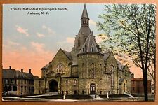 Postcard Auburn NY - c1910s Trinity Methodist Episcopal Church picture