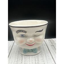 Vintage 1996 BAILEY’S Irish Cream Liquor Winking man Yum Sugar Bowl Cup Mug picture