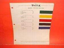 1936-1954 MACK TRUCK PAINT CHIPS 1937 1938 1939 1940 1941 1942 1946 1947 1948 picture