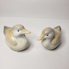 Vintage Homco Ceramic Ducks & Birds Figurine Set of 2 picture