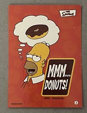 HOMER SIMPSON Mmm... Donuts 2002 Topps The Simpsons Sticker #3 C2 picture