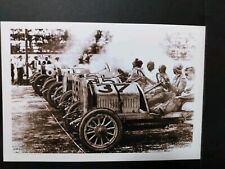 1900s Auto Races Line Up Vintage Race Cars 8.5 By 11 In. picture