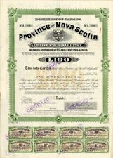 Dominion of Canada Province of Nova Scotia - Foreign Stocks picture