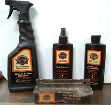 Genuine Harley Davidson Motorcycle Cleaning Care Kit Lot Of 4 (FC110-2Q2399 picture