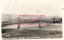 WA, Clarkston, Washington, RPPC, Clarkston Bridge, Photo No 29 picture