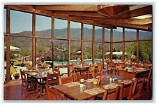 c1950's Tanque Verde Guest Ranch Dining Room Pool Tucson Arizona AZ Postcard picture