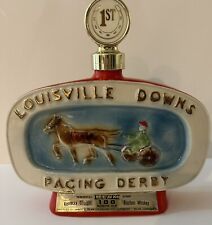 Jim Beam Louisville Downs Racing Vintage 1st Pacing Derby Decanter. Pre-Owned. picture