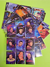 1993 Skybox Star Trek Master Series Trading Cards 1-90 Base Set in pages picture
