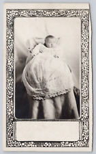 Vtg RPPC Post Card Baby in Chair F167 picture