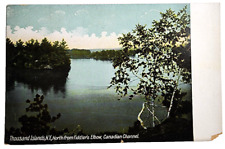 Postcard Thousand Islands N.Y. North From Fiddler's Elbow, Canadian Channel picture