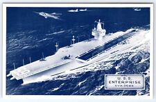 U.S.S. Enterprise CVA (N) 65 Aircraft Carrier  Artist Conception Postcard picture