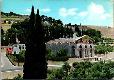 Postcard Gethsemane Church Garden Jerusalem Israel picture