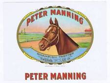 Peter Manning, inner cigar box label, Horse, Champion Trotter picture