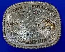 Navajo CNRA Finals Rodeo 1992 CHAMPION Native American Indian belt buckle by HYJ picture