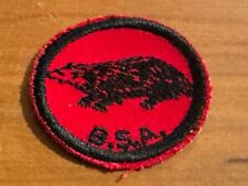 BSA, Vintage Badger Patrol Patch (1953-1971) picture