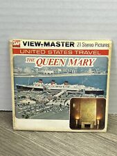 View-Master The Queen Mary Ship Long Beach California 3 Reels Packet Vintage 77 picture
